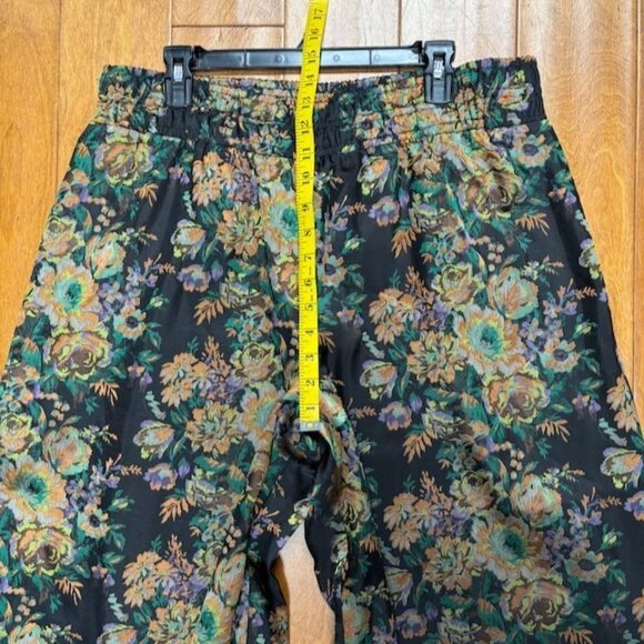 Anthropologie Womens The Somerset Pull On Cropped Pants Jacquard Edition Size XL - Picture 9 of 12